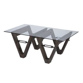 Southern Enterprises Garrinston Brown Coffee Table