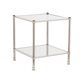 Southern Enterprises Paschall Silver End Table