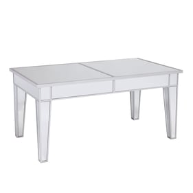 Southern Enterprises Mirage Silver Mirrored Coffee Table