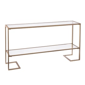 Southern Enterprises Horten Gold Console Table