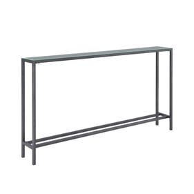 Southern Enterprises Darrin Gray Gunmetal Console Table