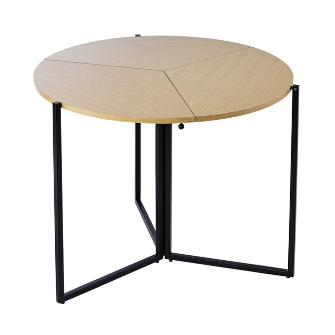 Southern Enterprises Ladston Natural Folding Round Dining Table SNENT-DN1174227