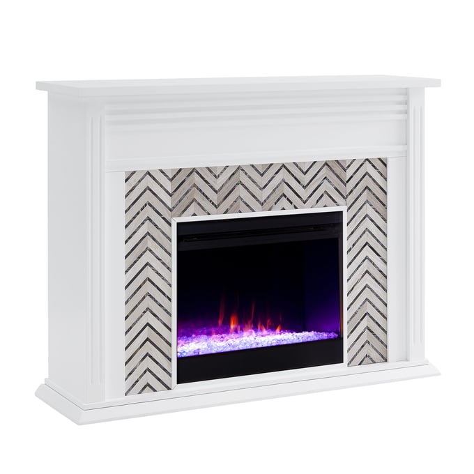 Southern Enterprises Hebbingdon White Fireplace SNENT-FC1080759