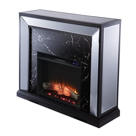 Southern Enterprises Trandling Black Touch Screen Fireplace