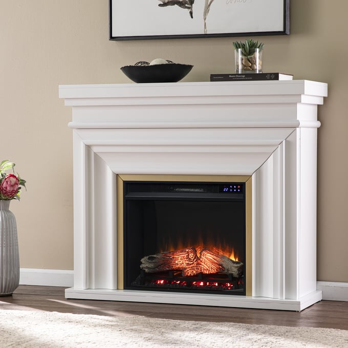 Eastrington Industrial Touch Screen Electric Fireplace