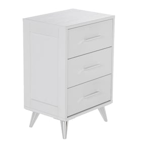 Southern Enterprises Owen White Nightstand