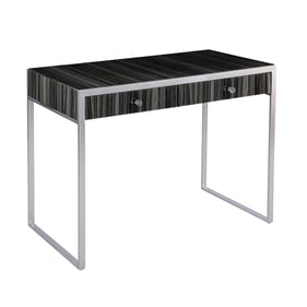 Southern Enterprises Harpsden Black Silver Desk