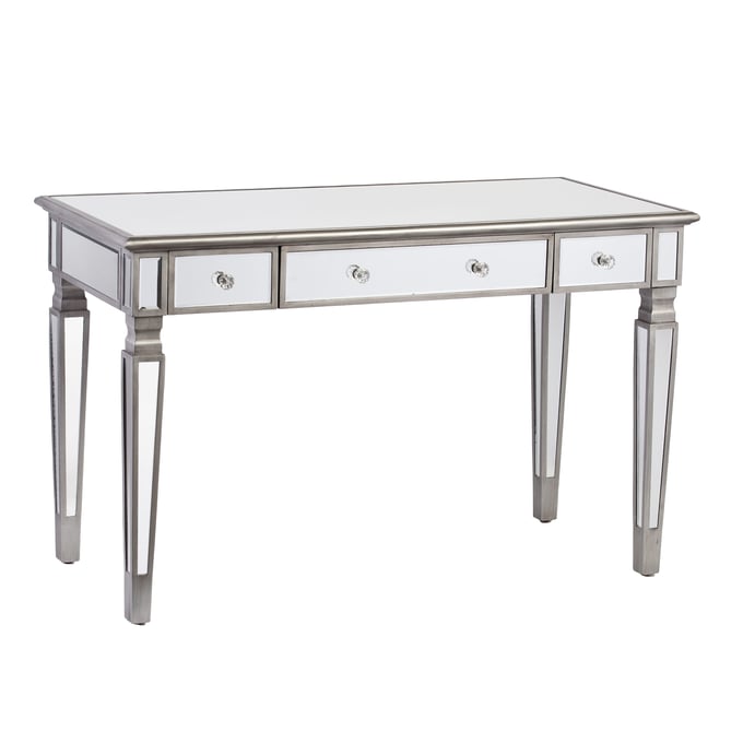 Southern Enterprises Wedlyn Silver Mirrored Desk SNENT-HO9385