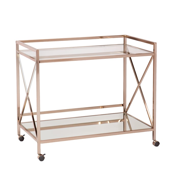 Southern Enterprises Maxton Gold Bar Cart SNENT-HZ2041