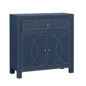 Southern Enterprises Florian Blue Double Door Cabinet