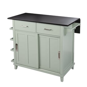 Southern Enterprises Ollerton Mint Green Kitchen Island