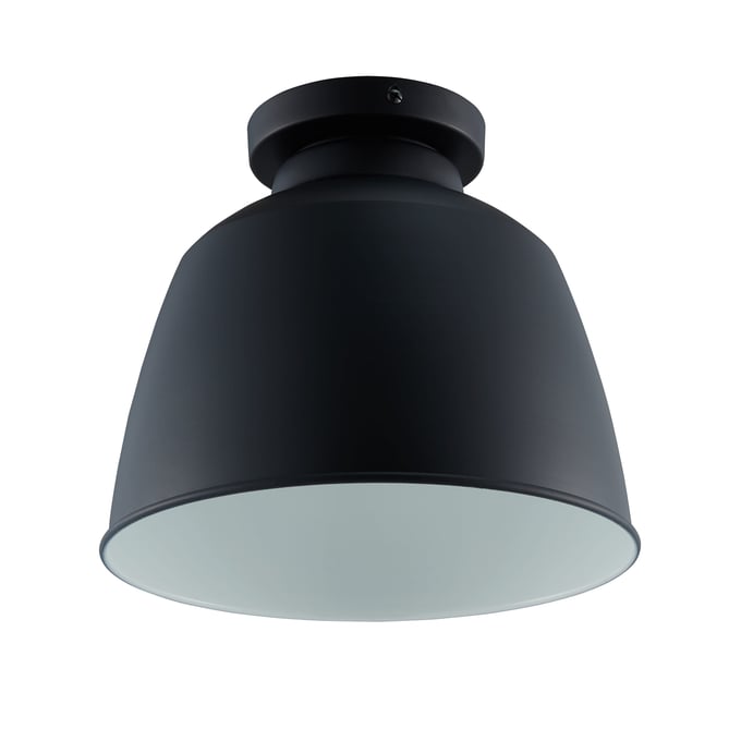 Southern Enterprises Averni Black Flush Mount Lamp SNENT-LT8294