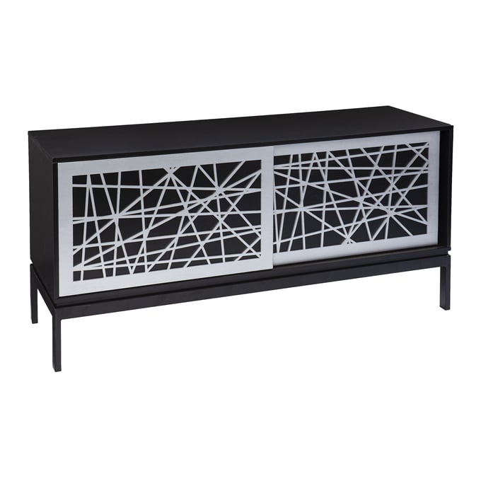 Southern Enterprises Arminta Black Media Console Cabinet SNENT-MS1095156