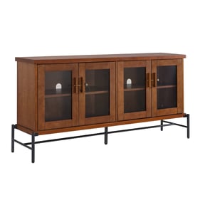 Southern Enterprises Chalford Whiskey Maple TV Stand