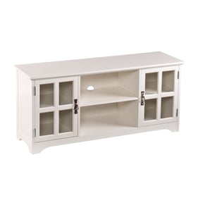 Southern Enterprises Remington White TV Stand