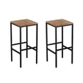 PAIR OUTDOOR BAR STOOLS