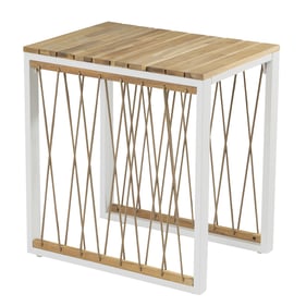 Southern Enterprises Wallmond Natural Outdoor End Table