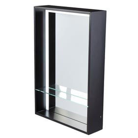 Southern Enterprises Wervin Black Led Mirror