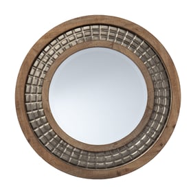 Southern Enterprises Arajuno Natural Round Mirror