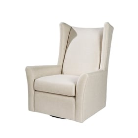 Spectra Home Kent Linen Flax Swivel Chair