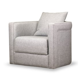 Spectra Home Adrian Durbin Light Grey Swivel Chair