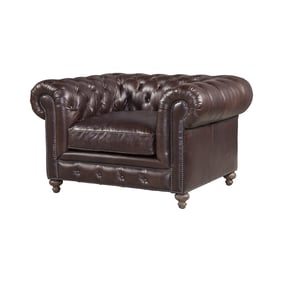 Spectra Home Finn Valencia Dark Brown Chair