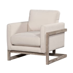 Spectra Home La Cienega Data Cream Chair