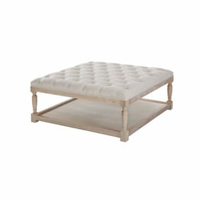 Spectra Home Lucerne Tribecca Natural Cocktail Ottoman