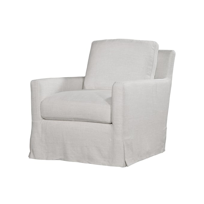 Spectra Home Pasadena Borneo Light Brown Slipcovered Swivel Chair SPH-Pasadena-SLPCVR-SWLCH-BLB