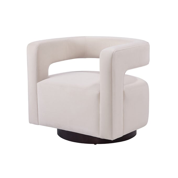 Spectra Home Santa Barbara Cayenne Ivory Swivel Chair SPH-Santa-Barbara-SWLCH-CI