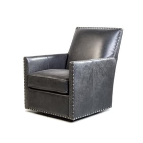 Spectra Home Dexter Cortina Black Swivel Chair