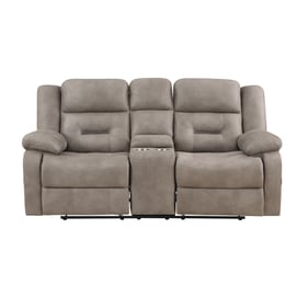 Steve Silver Abilene Tan Manual Console Loveseat