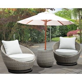 Steve Silver Adeline Wicker Patio 3pc Seating Set