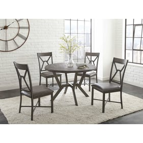 Steve Silver Alamo Gray 5pc Dining Set