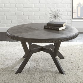 Steve Silver Alamo Gray Round Cocktail Table