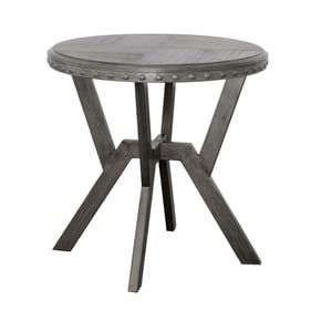 Steve Silver Alamo Gray Round End Table