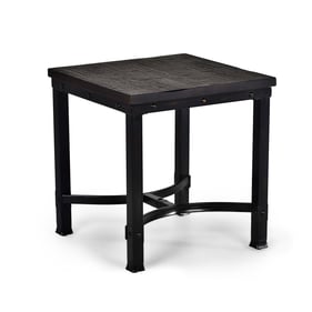 Steve Silver Ambrose Rustic Charcoal Square End Table