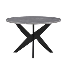 Steve Silver Amy Gray Faux Marble Dining Table