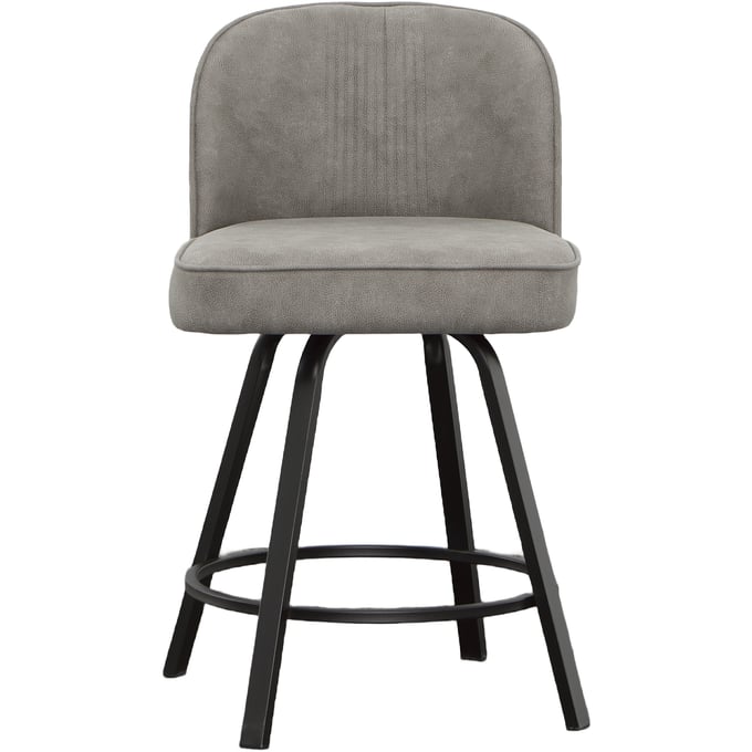 Steve Silver Anaheim Gray Swivel Counter Chair SSF-ANH600CS