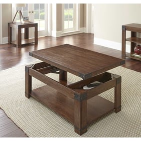 Steve Silver Arusha Medium Cherry 3pc Coffee Table Set