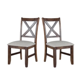 2 Steve Silver Astoria Mocha Side Chairs