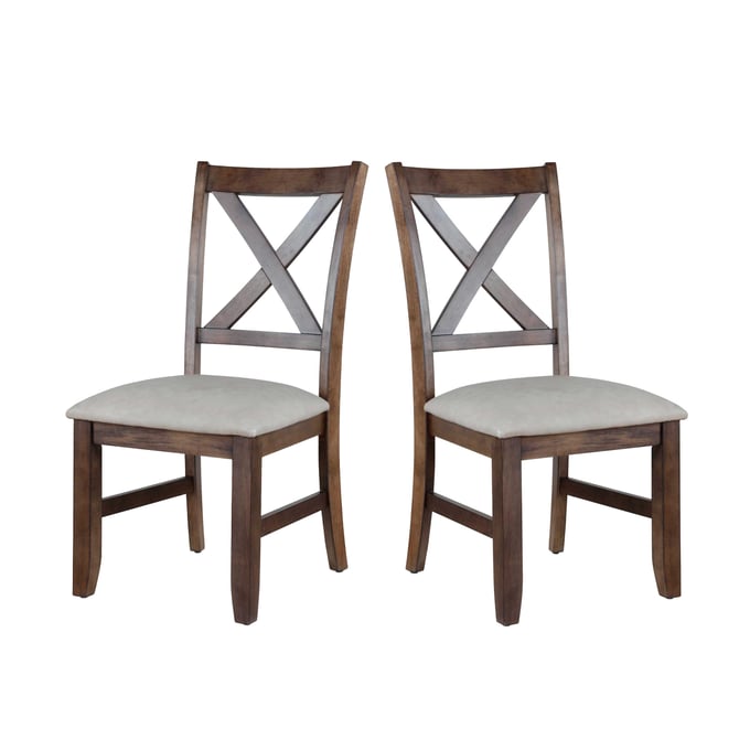 2 Steve Silver Astoria Mocha Side Chairs SSF-AST500S