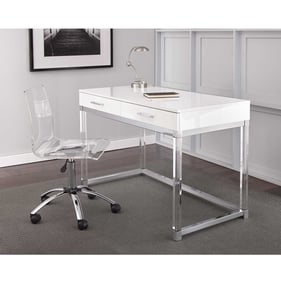 Steve Silver Arthur White 2pc Office Furniture Set