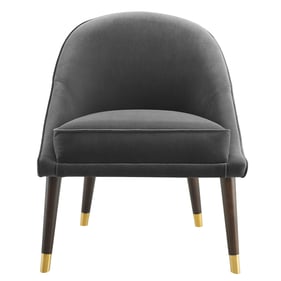 Steve Silver Avalon Charcoal Velvet Accent Chair