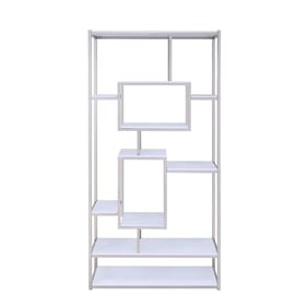 Steve Silver Alize Chrome Bookcase