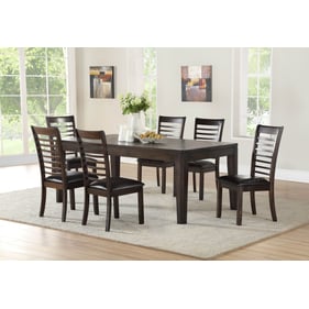 Steve Silver Ally Antique Charcoal 7pc Dining Room Set