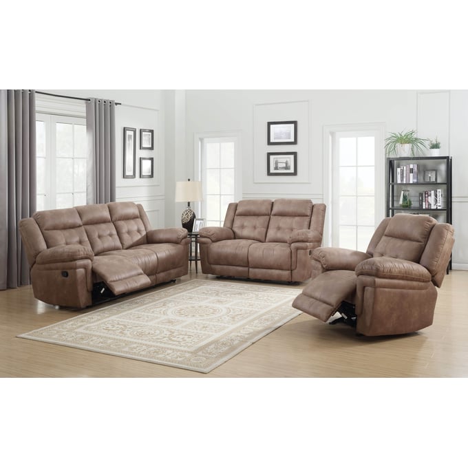 Steve Silver Anastasia Cocoa 3pc Living Room Set SSF-AT850SC-LR-S1