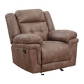 Anastasia Glider Recliner Chair, Cocoa