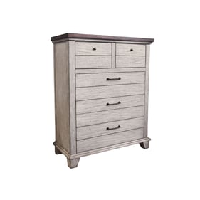 Steve Silver Bear Creek Whitewashed Grey Chest