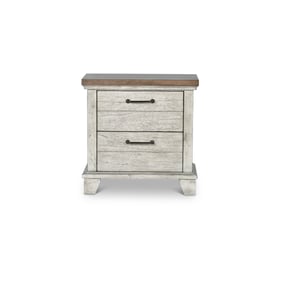 Steve Silver Bear Creek Whitewashed Grey Nightstand